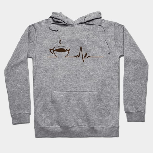 Coffee Heartbeat Hoodie by Venus Complete